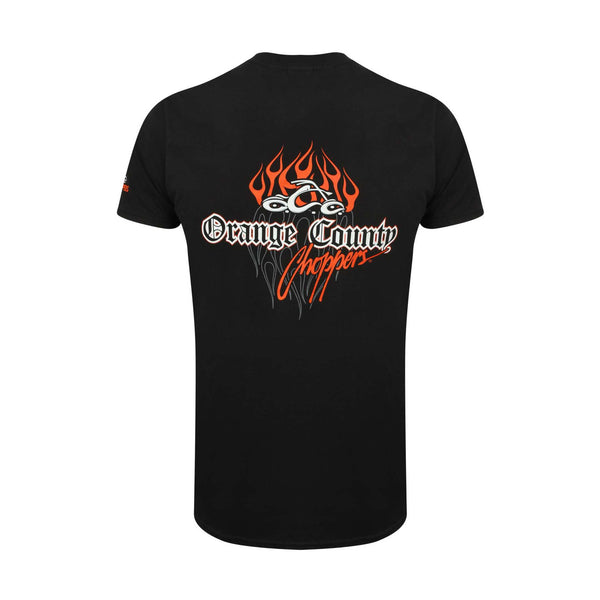 T-Shirt OCC Pinstripe Flame black